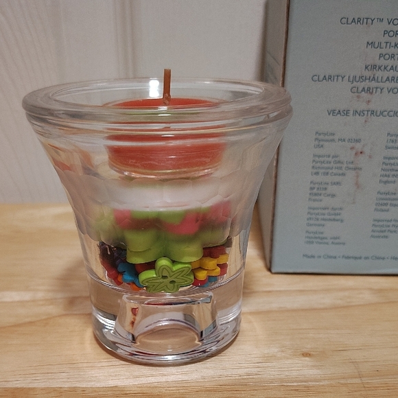 PartyLite 3" Clarity Votive/Taper/Tealight Candle Holder - Picture 3 of 5